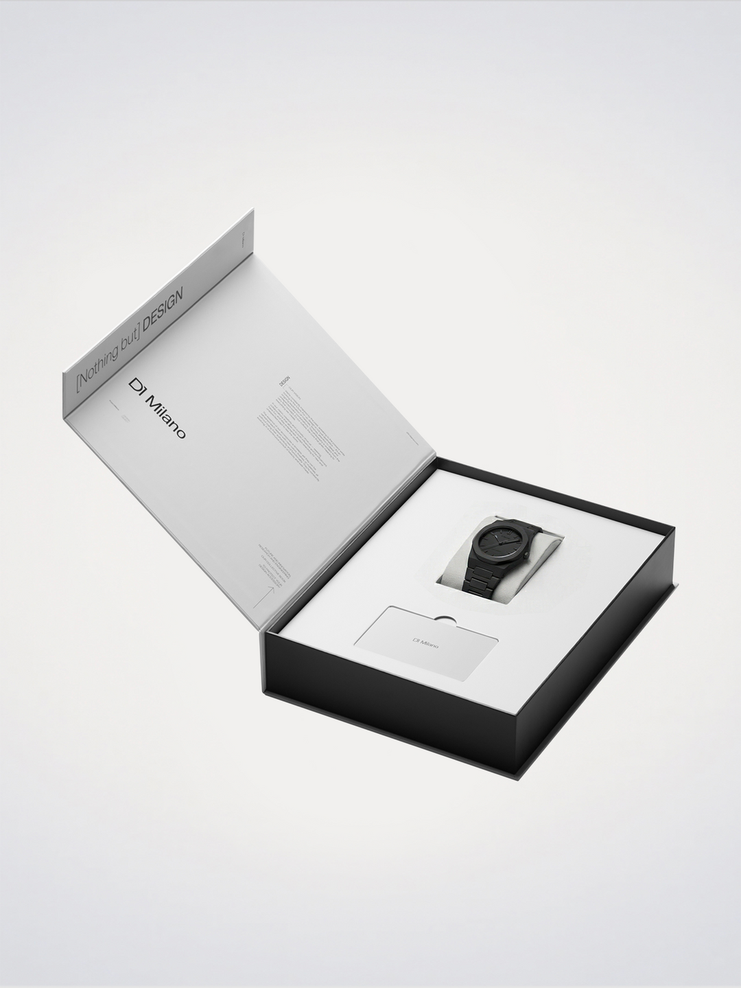 D1 Milano Disco Grey Square 32 mm D1-SQBL01