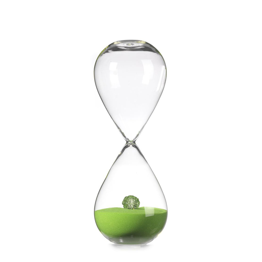 Onlylux clessidra Il Nodo dell’Amore verde h. 20cm OL02859
