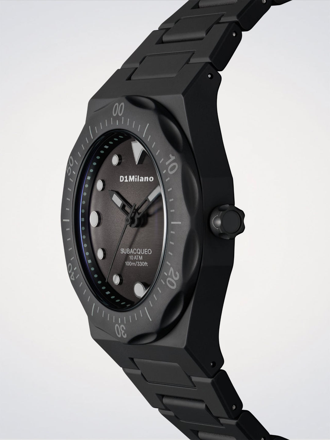 D1 Milano Carbon Diver Orologio Polycarbon 40,5 mm D1-PDBJ01