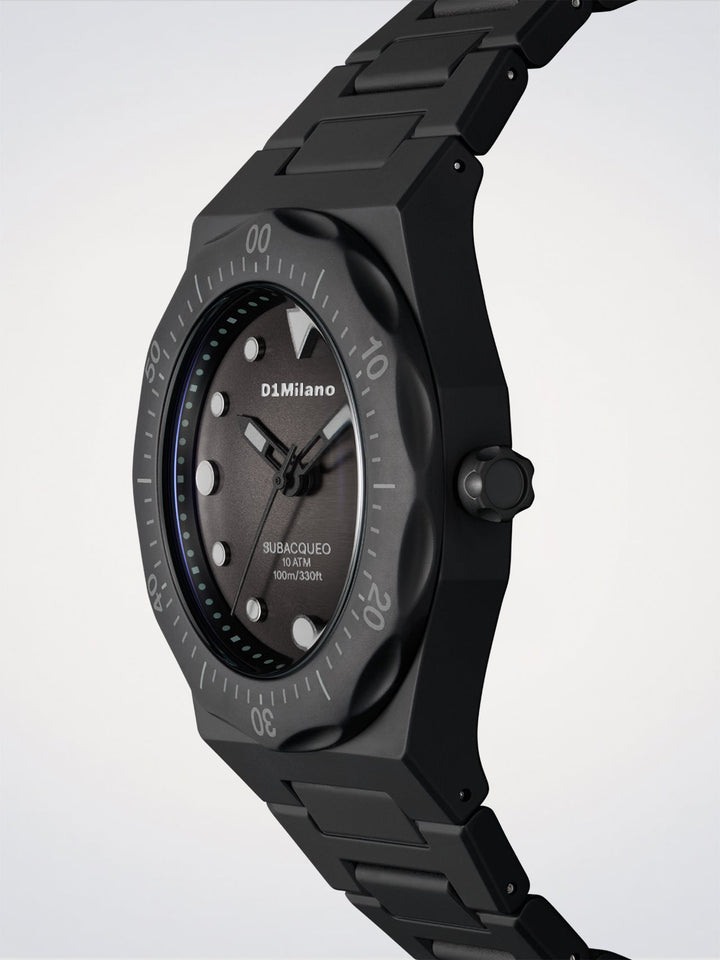 D1 Milano Carbon Diver Orologio Polycarbon 40,5 mm D1-PDBJ01
