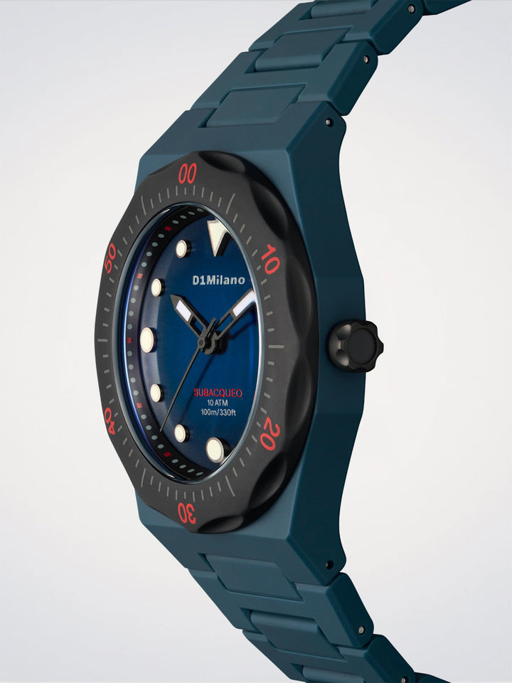 D1 Milano Drift Diver Orologio Polycarbon 40,5 mm D1-PDBJ02