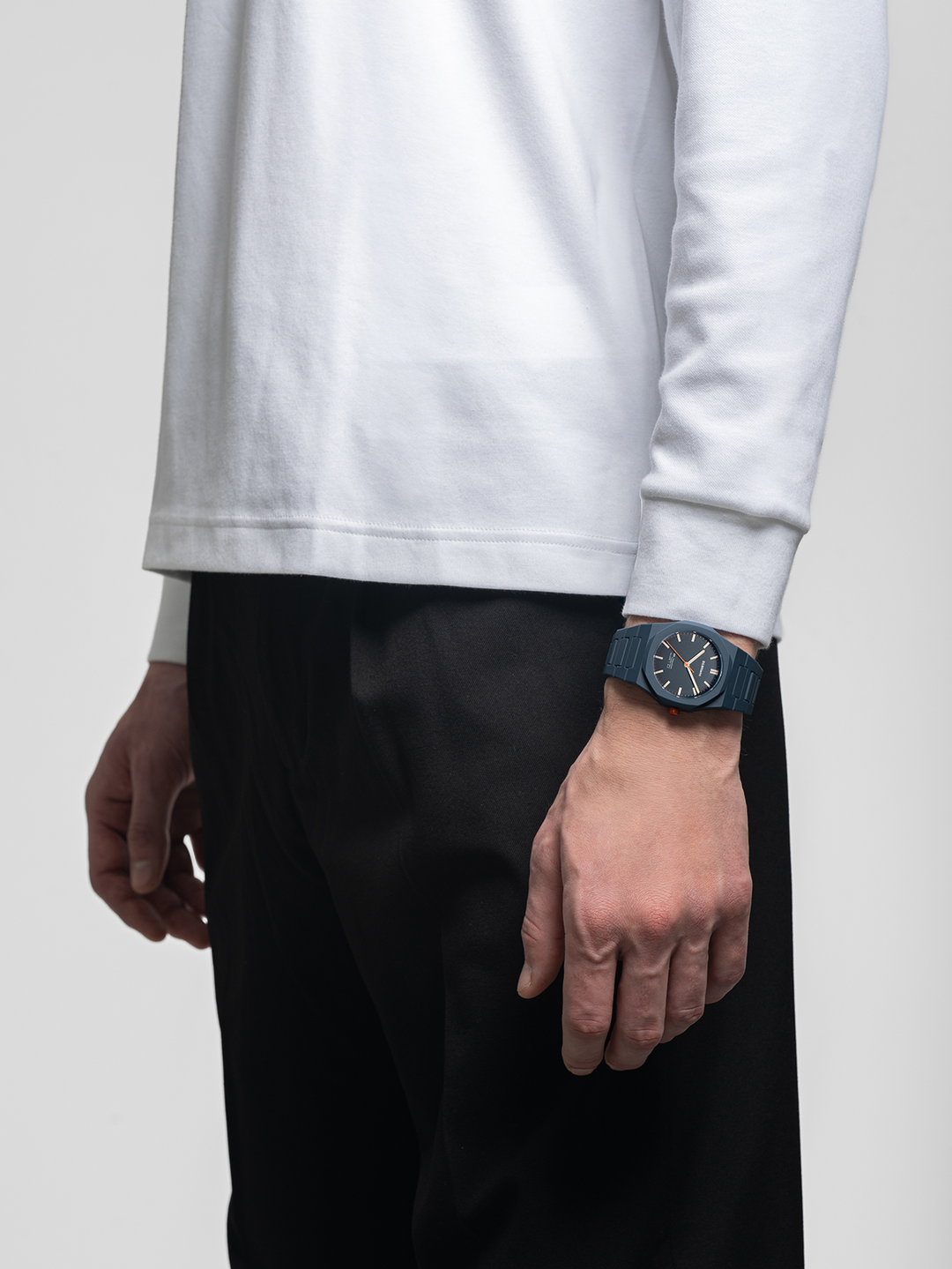 D1 Milano Blue Legacy Orologio Polycarbon 40,5 mm D1-PCBJ41