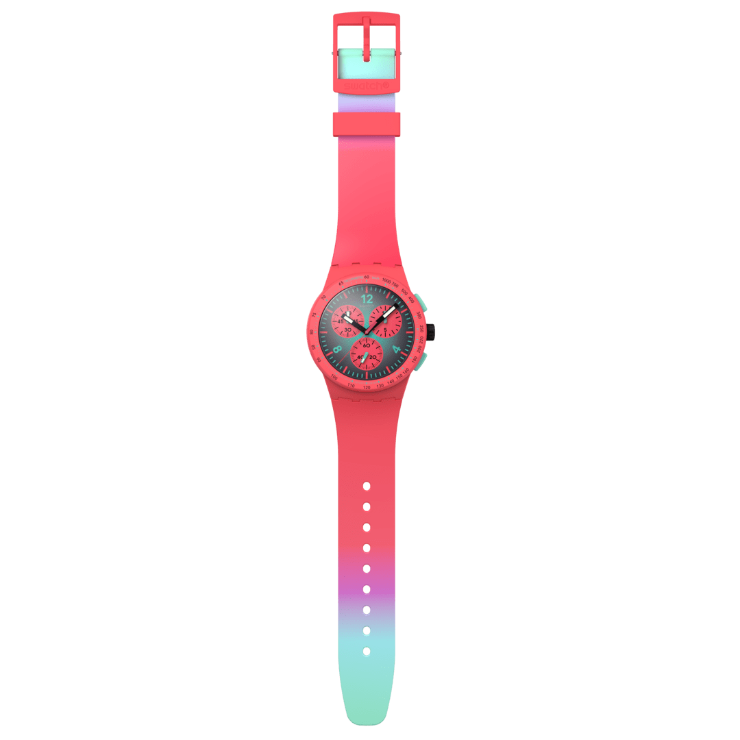 Swatch orologio PARADISO KINETIKO Originals Chrono 42mm SUSP100