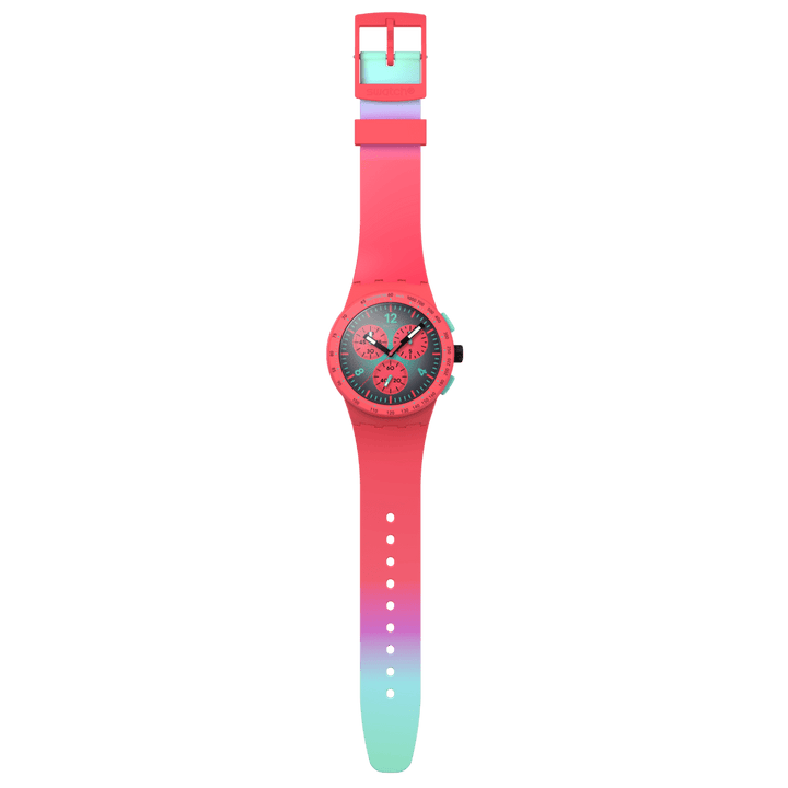 Swatch orologio PARADISO KINETIKO Originals Chrono 42mm SUSP100