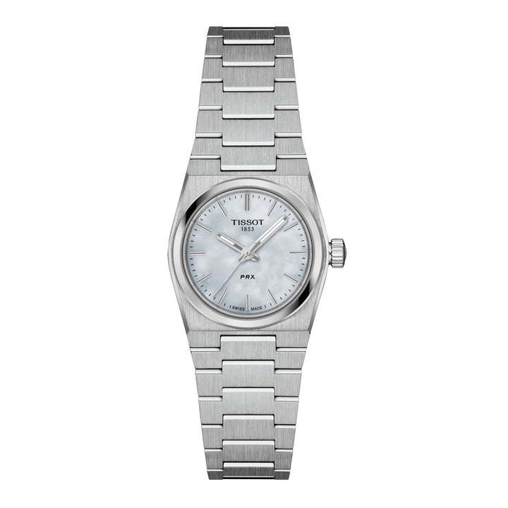 Tissot orologio PRX 25mm madreperla quarzo acciaio T137.010.11.111.00