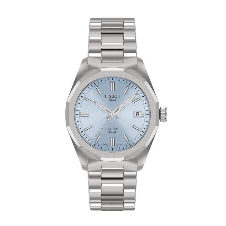 Tissot PRC 100 Solar 39mm azzurro quarzo acciaio T151.822.11.351.00