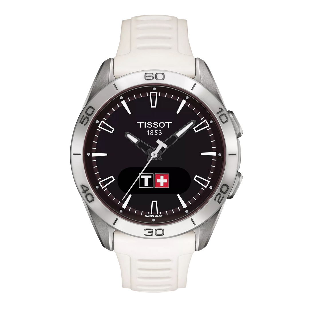Tissot orologio T-Touch Connect Sport 43,75mm bianco quarzo titanio T153.420.47.051.03