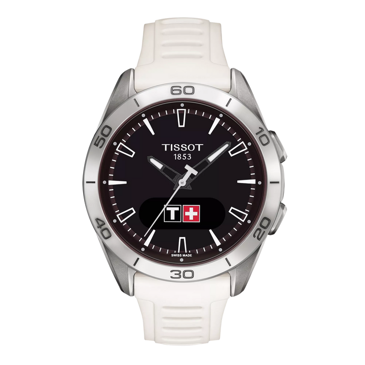 Tissot orologio T-Touch Connect Sport 43,75mm bianco quarzo titanio T153.420.47.051.03