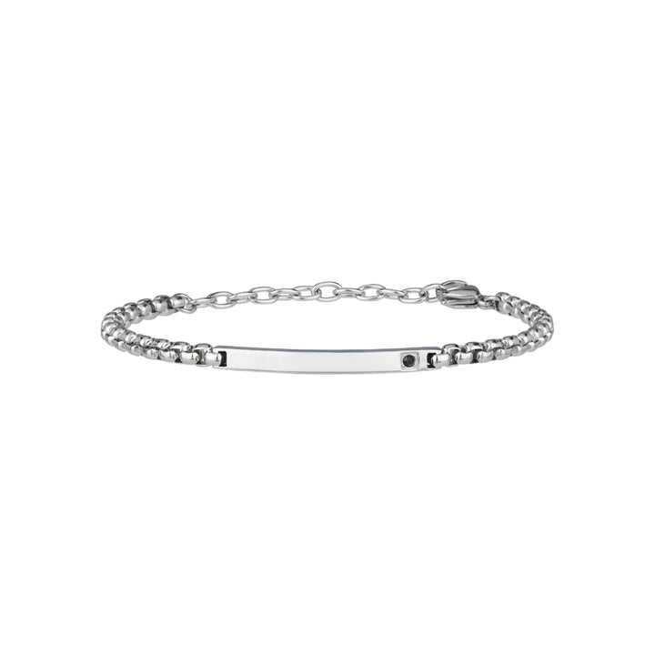 Breil bracciale Blacken acciaio cubic zirconia TJ3038