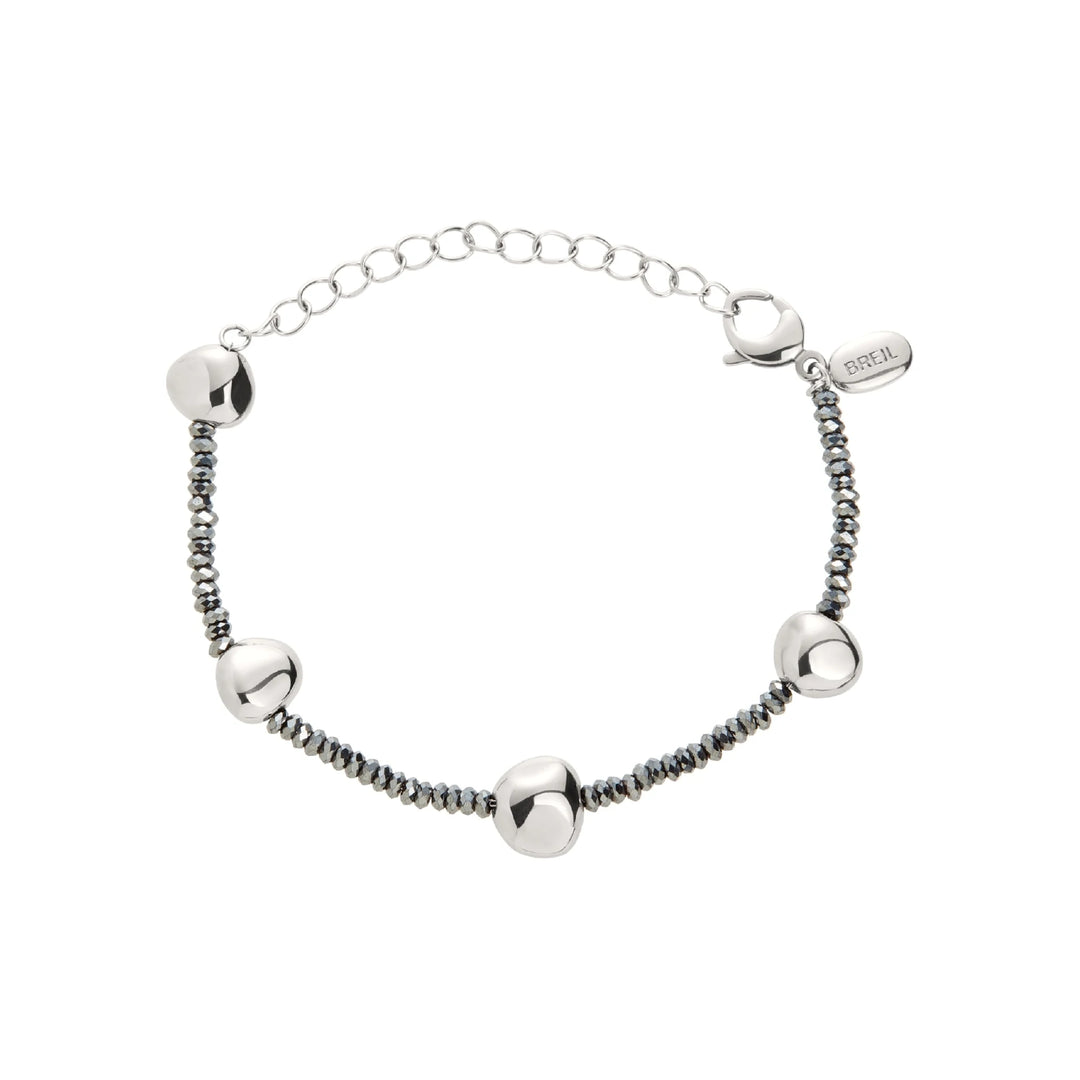 Breil bracciale B Rocks acciaio ematite TJ3288
