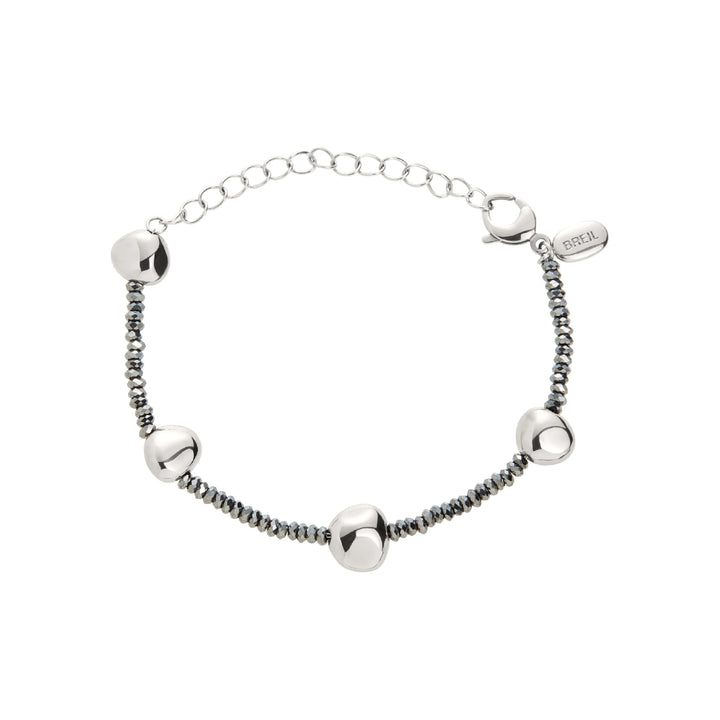 Breil bracciale B Rocks acciaio ematite TJ3288