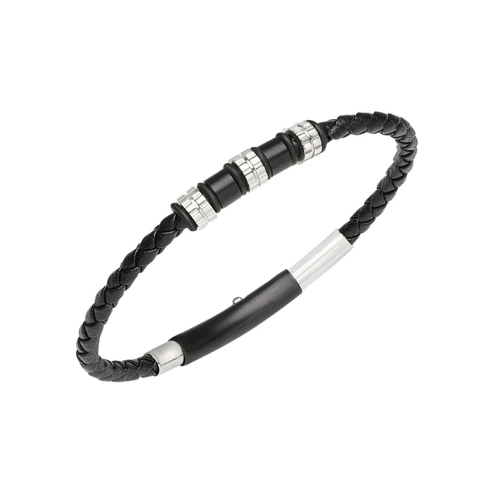 Breil bracciale Wanderlust acciaio pelle TJ3369