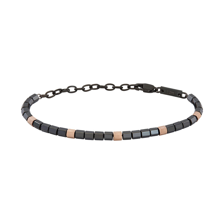 Breil bracciale B Rocks acciaio ematite TJ3554