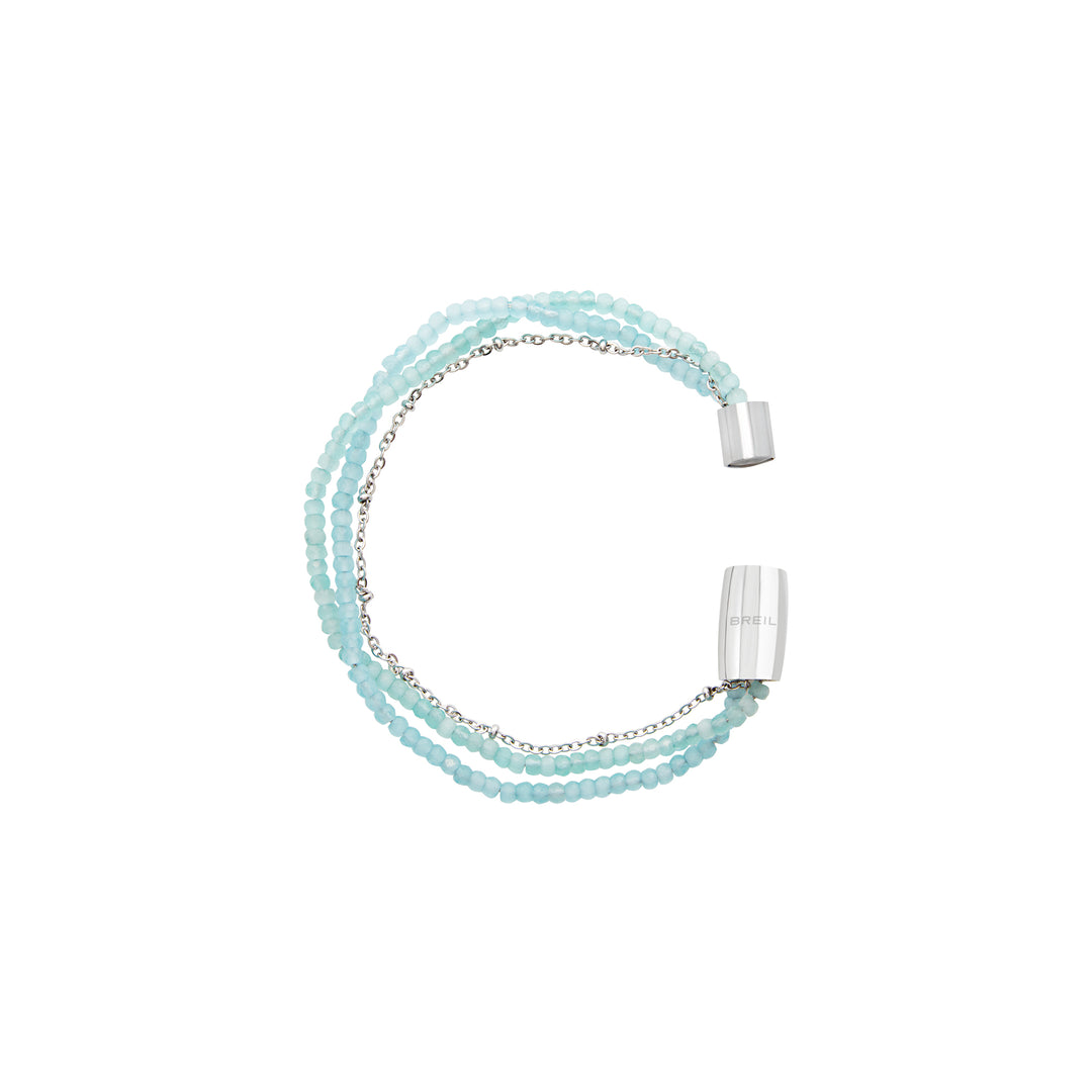 Breil bracciale Magnetica System Small Sea Water acciaio cristalli TJ3623