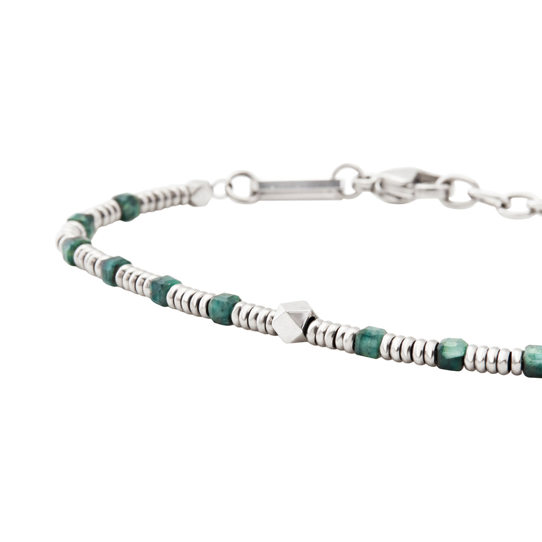 Breil bracciale Priam acciaio radice di smeraldo TJ3647