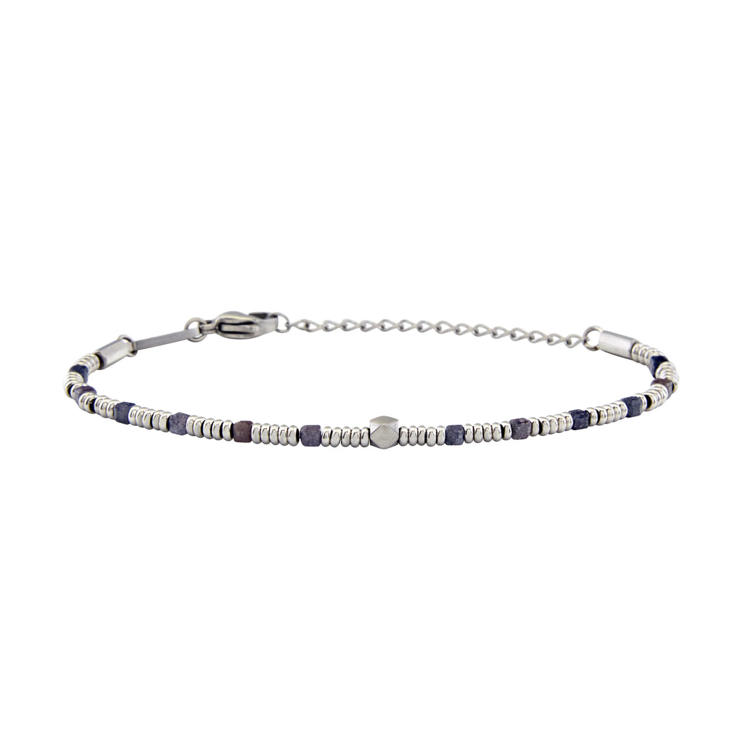 Breil bracciale Priam acciaio radice di zaffiro TJ3648
