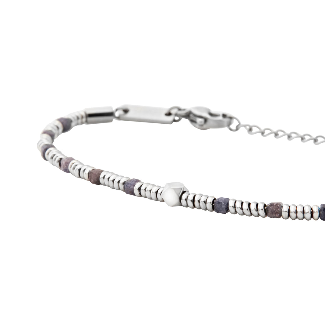 Breil bracciale Priam acciaio radice di zaffiro TJ3648