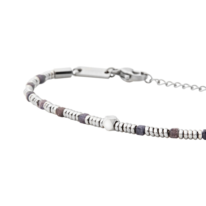 Breil bracciale Priam acciaio radice di zaffiro TJ3648