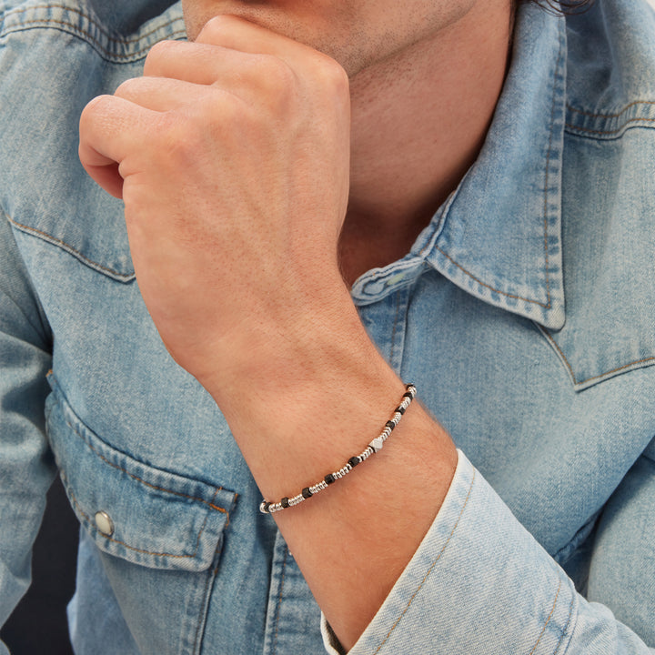Breil bracciale Priam acciaio spinello TJ3649