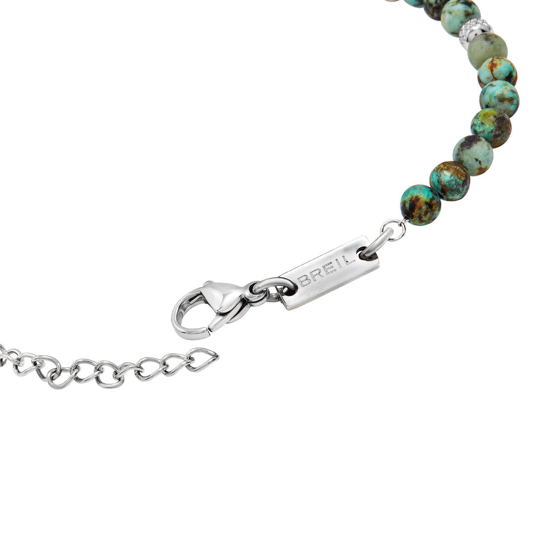 Breil bracciale Wild acciaio turchese TJ3822