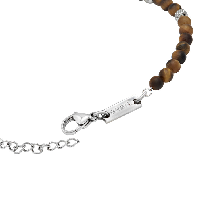 Breil bracciale Wild acciaio occhio di tigre TJ3823