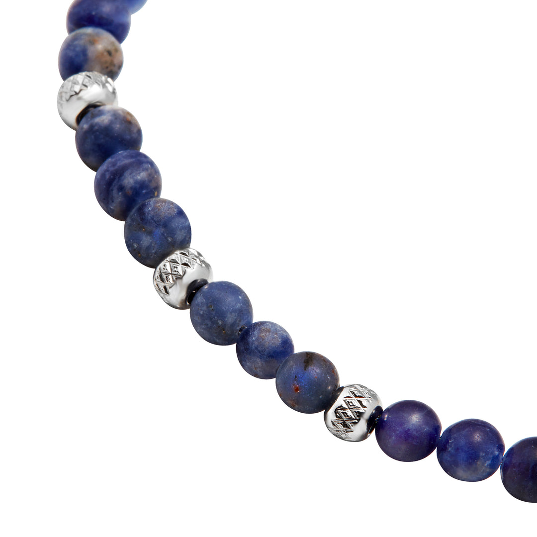 Breil bracciale Wild acciaio sodalite TJ3824