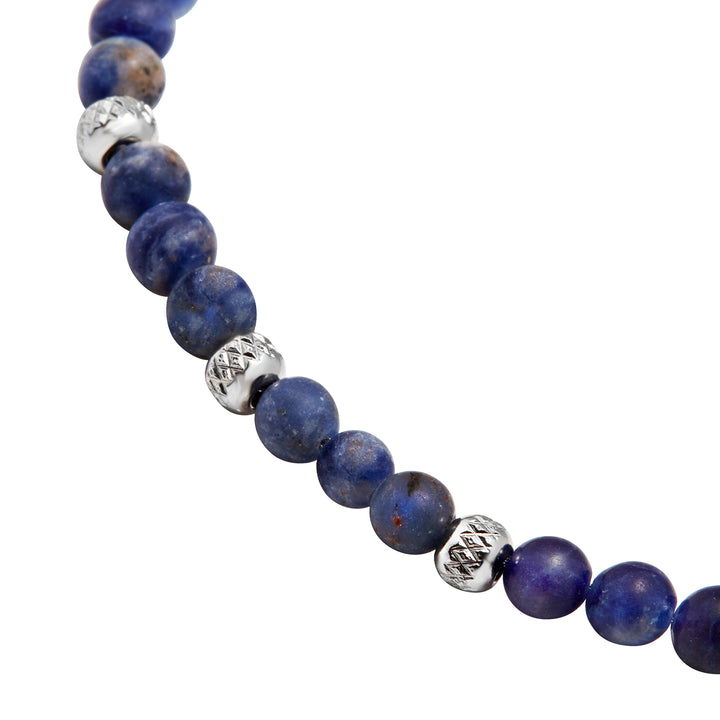 Breil bracciale Wild acciaio sodalite TJ3824