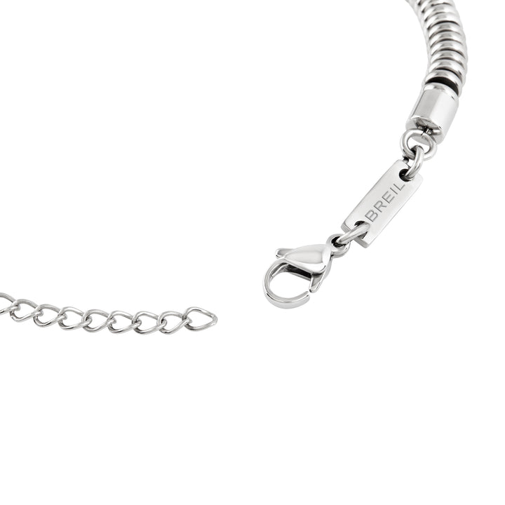 Breil bracciale Fusion acciaio pietra lavica TJ3876