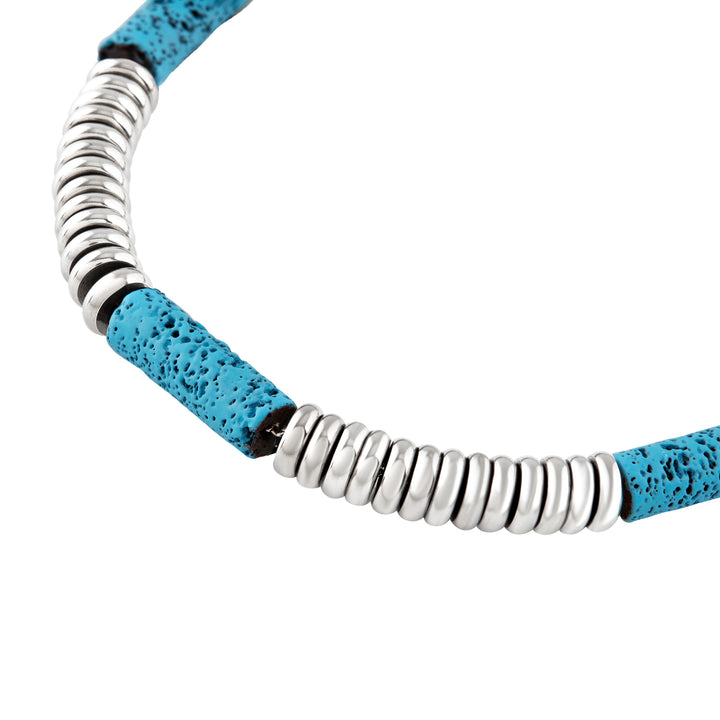 Breil bracciale Fusion acciaio pietra lavica TJ3876