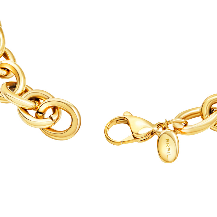 Breil collana Tetra Goes Big acciaio finitura PVD gold TJ3943