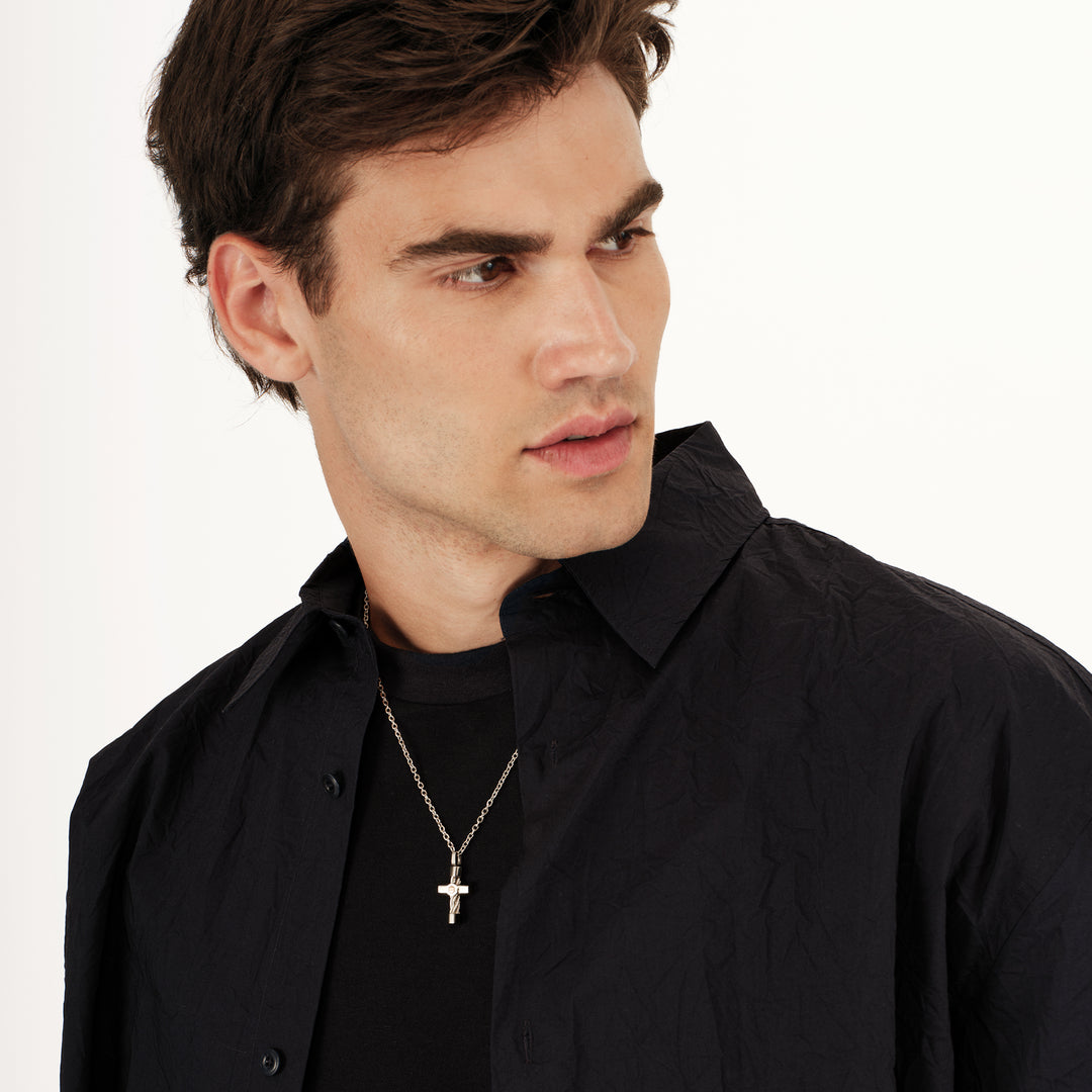 Breil collana 9K Loop acciaio oro rosa 9kt TJ3960