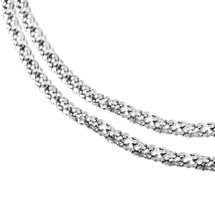 Breil collana a sciarpa Globe acciaio TJ4064