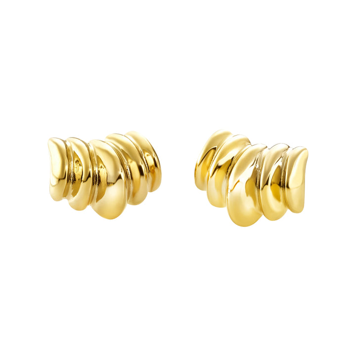 Breil orecchini Globe acciaio finitura IP gold TJ4073