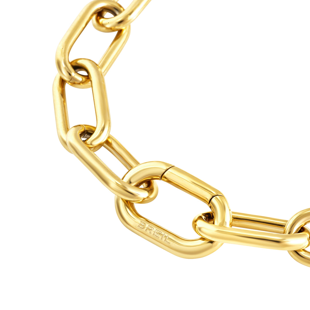 Breil bracciale Love Ties acciaio finitura IP gold TJ4076