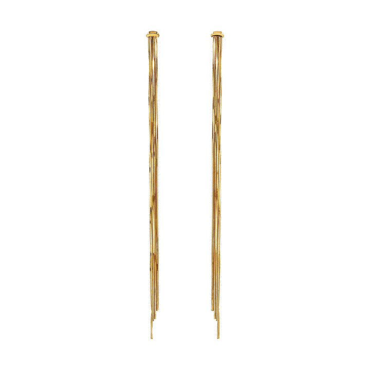Breil orecchini Falling Star acciaio finitura PVD oro 14K TJ4078
