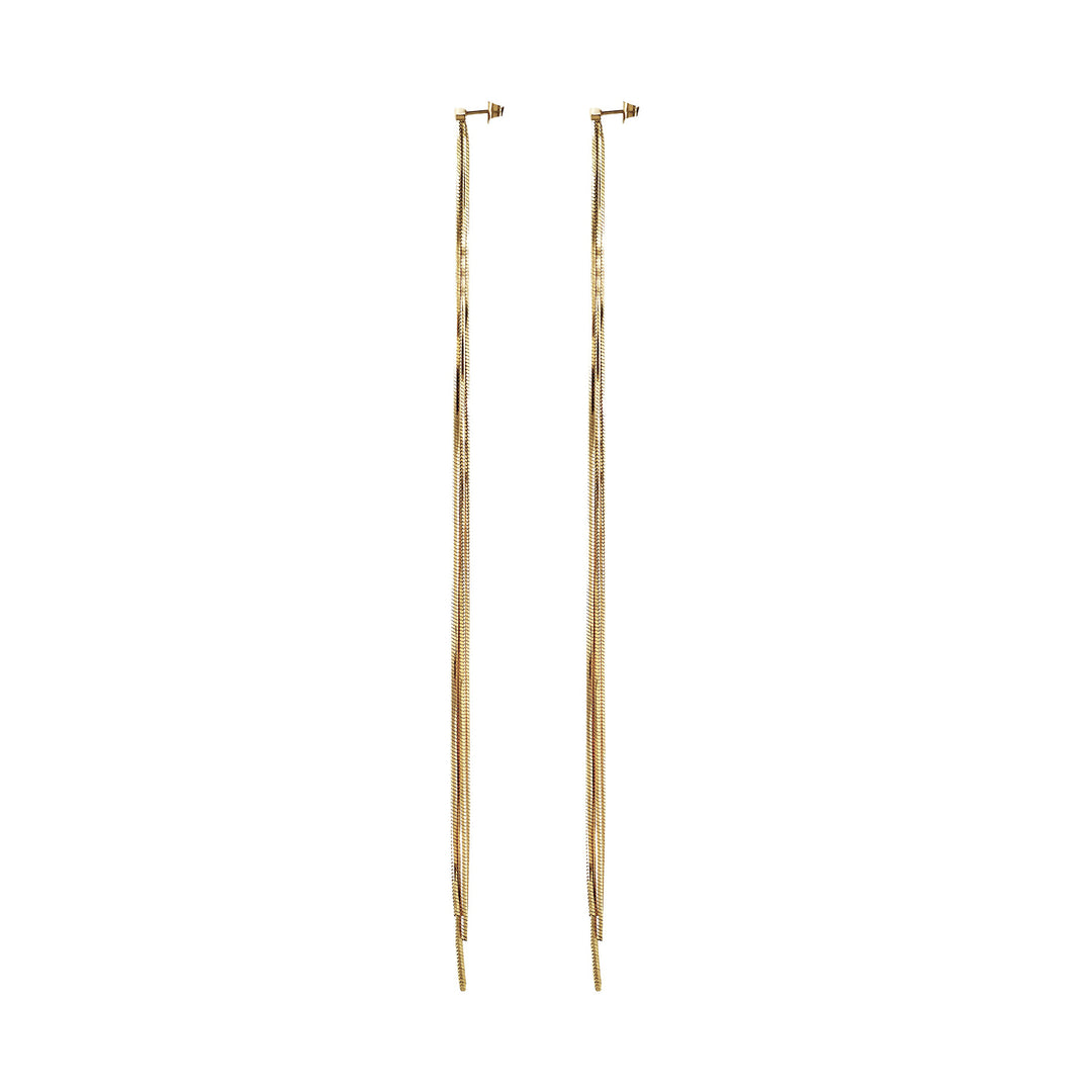Breil orecchini Falling Star acciaio finitura PVD oro 14K TJ4078