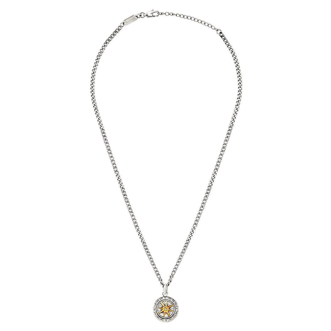 Breil collana girocollo Primal Compass acciaio TJ4169