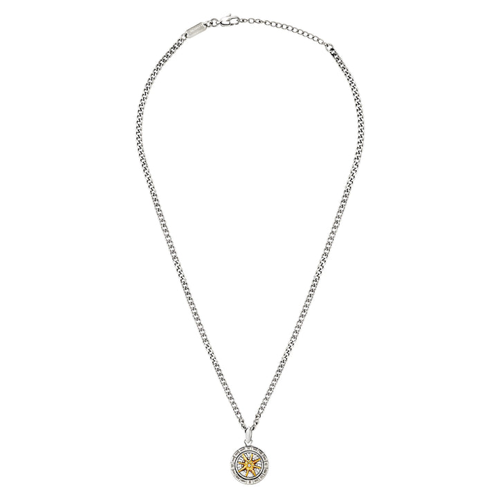Breil collana girocollo Primal Compass acciaio TJ4169