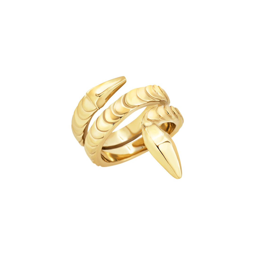 Breil anello Hypnotic acciaio finitura Pvd oro 14K TJ4211