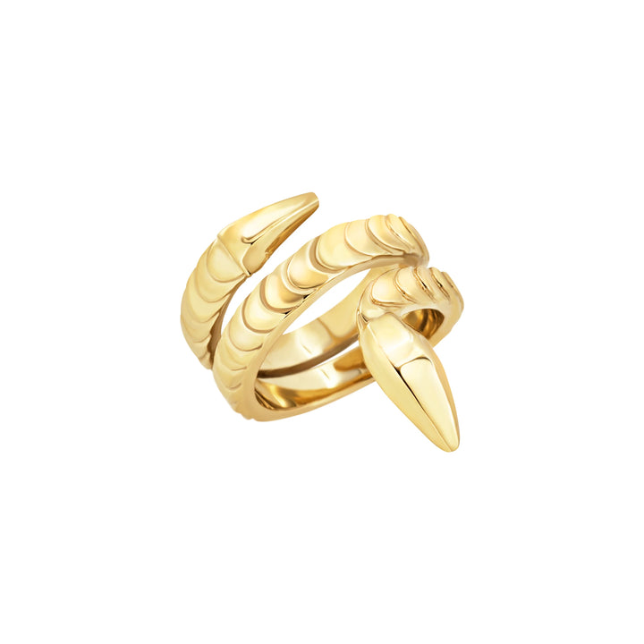 Breil anello Hypnotic acciaio finitura Pvd oro 14K TJ4212