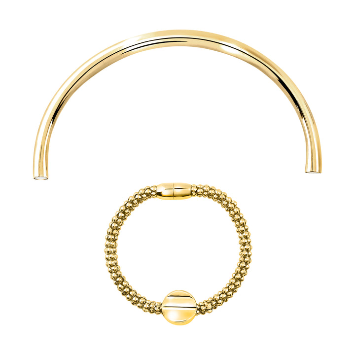 Breil collana girocollo Magnetica System acciaio finitura PVD oro 14k TJ4238