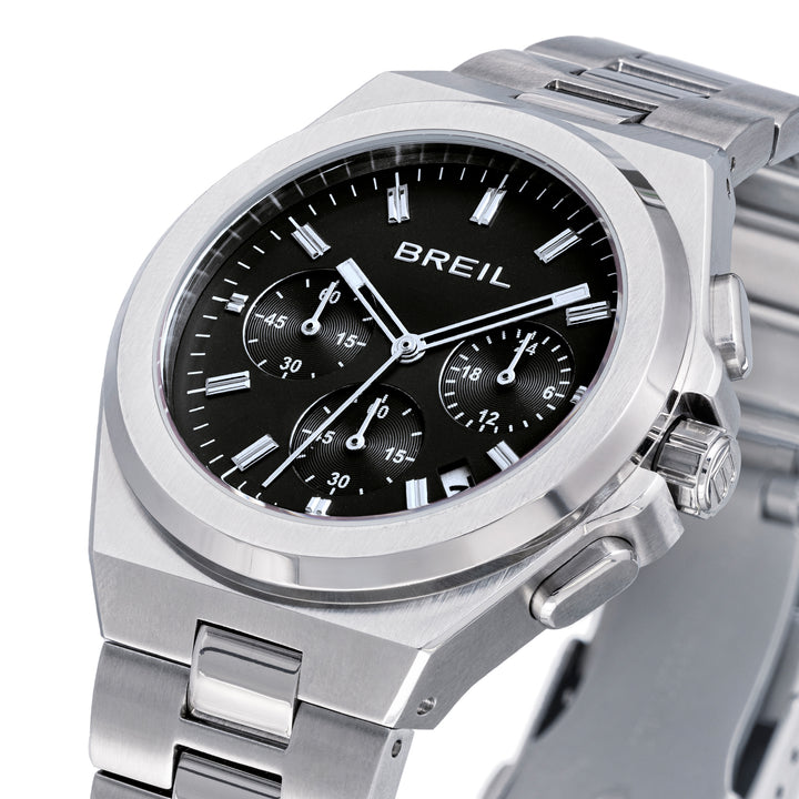 Breil orologio Apex Chrono 40mm nero quarzo acciaio TW2111