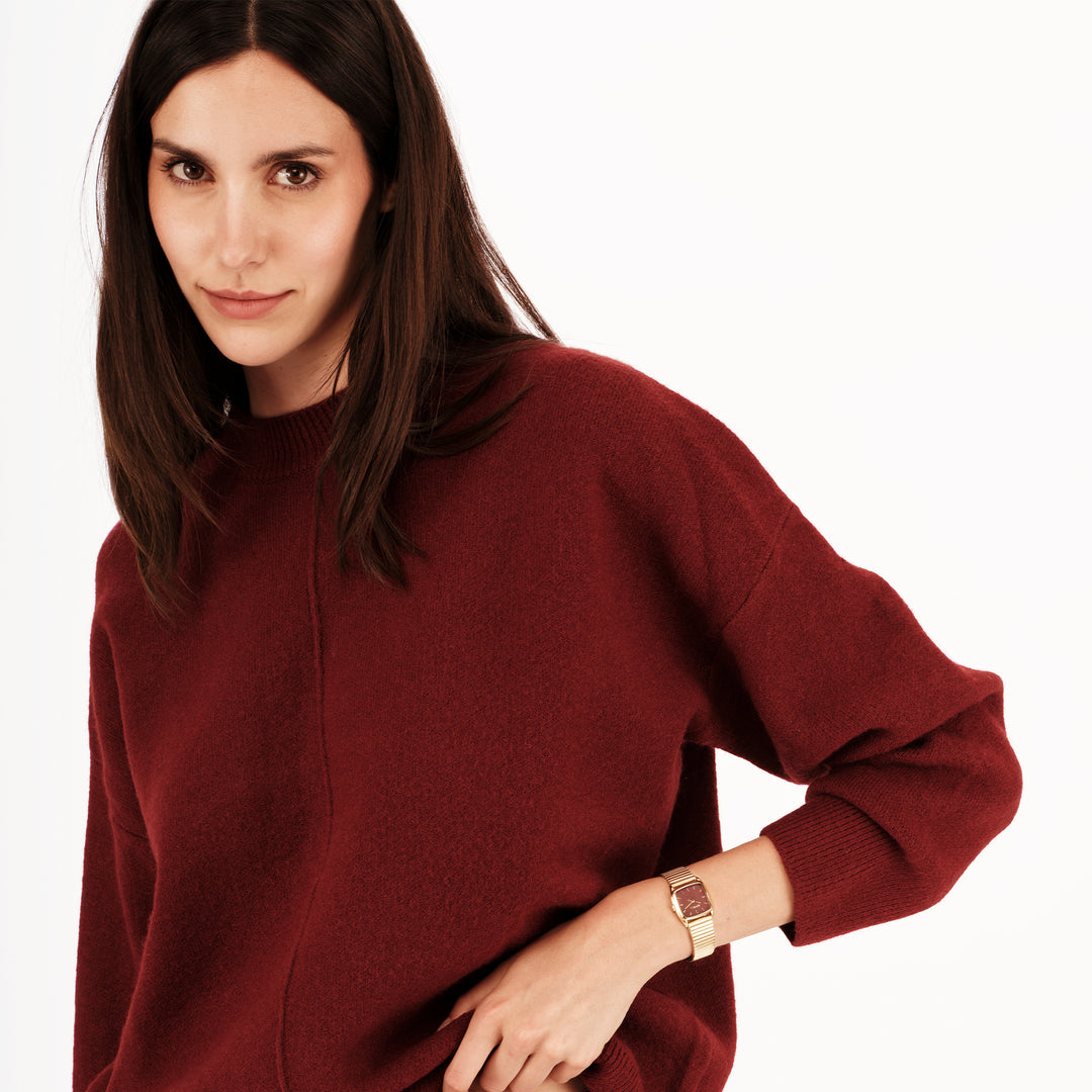 Breil orologio Stylize 24mm bordeaux quarzo acciaio finitura PVD oro giallo TW2120