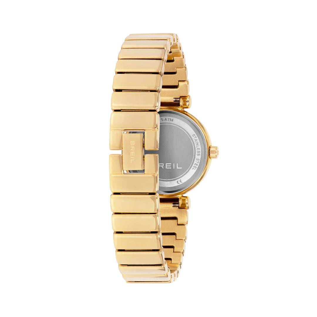 Breil orologio Nuvè 28mm argento quarzo acciaio finitura IP gold TW2126