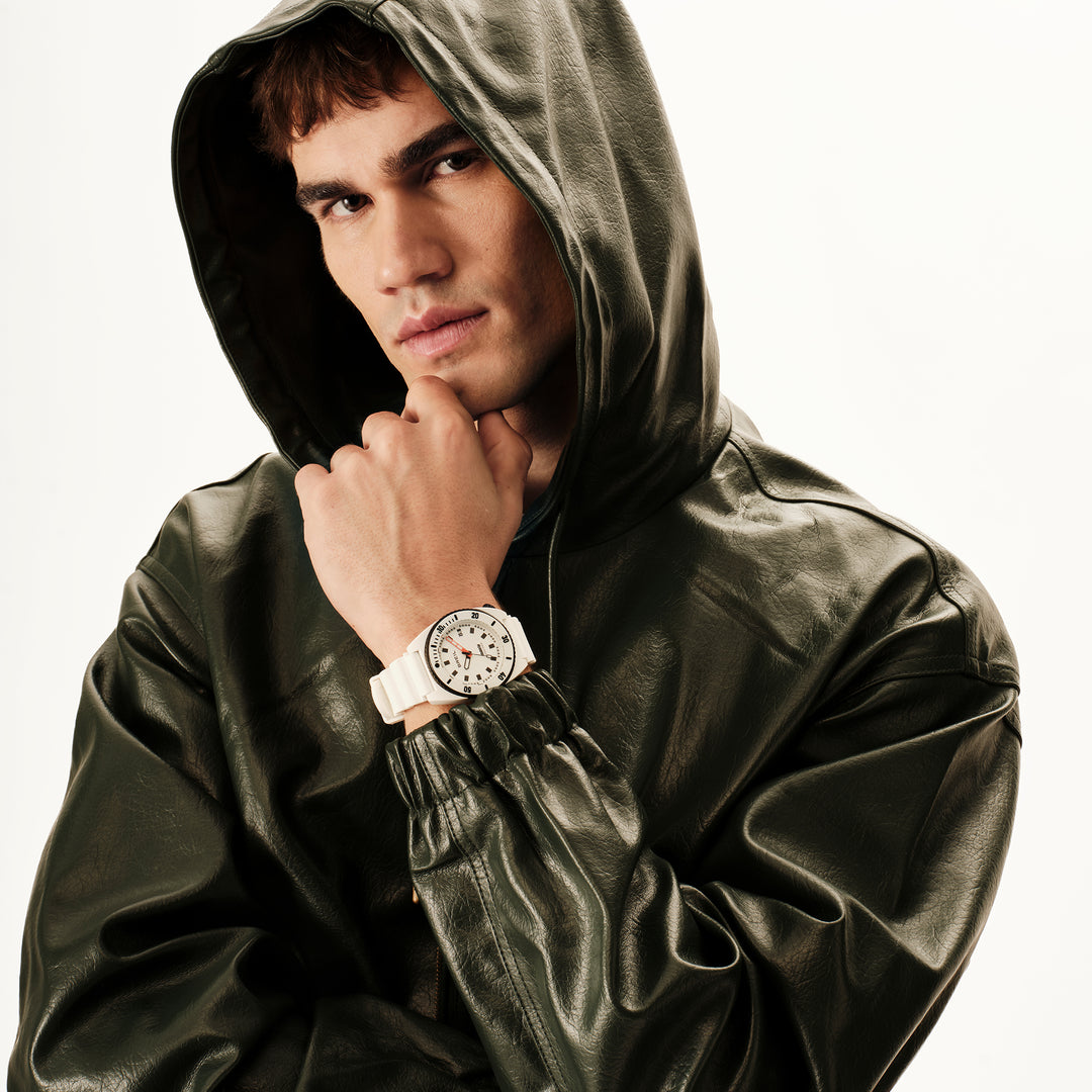 Breil orologio Manta E.C.O. Blend 42mm bianco quarzo allumina e poliammide TW2194