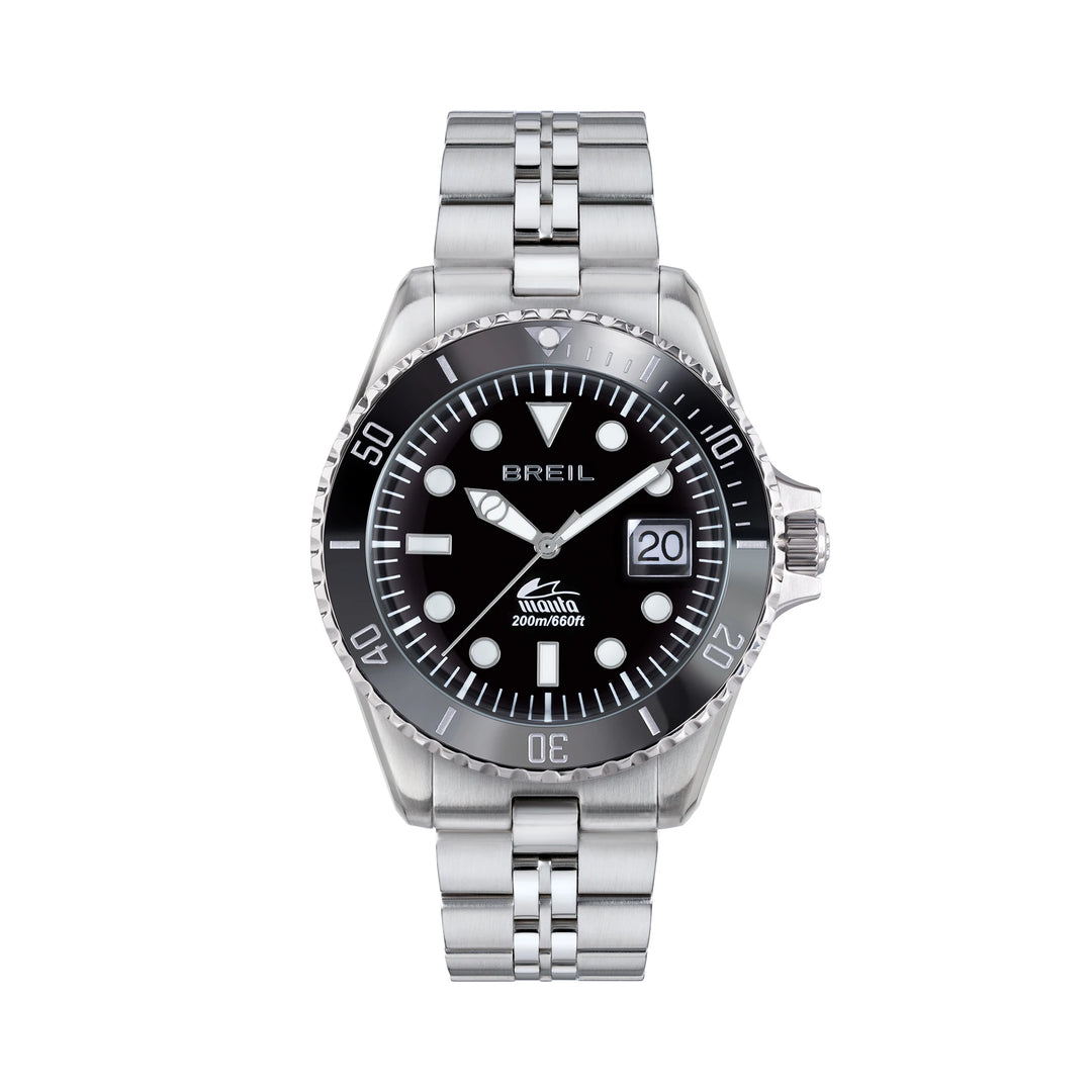 Breil orologio Manta Heritage 42mm nero quarzo acciaio TW2206