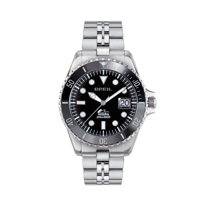 Breil orologio Manta Heritage 42mm nero quarzo acciaio TW2206