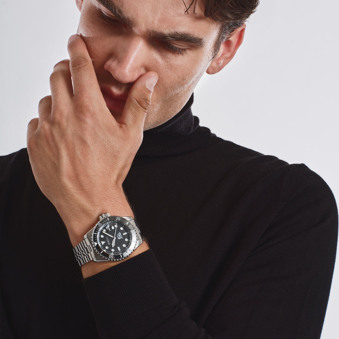 Breil orologio Manta Heritage 42mm nero quarzo acciaio TW2206