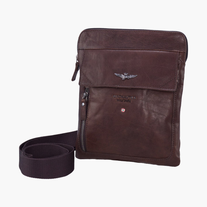Aeronautica Militare Tracolla porta tablet in pelle Vintage AM302-MO
