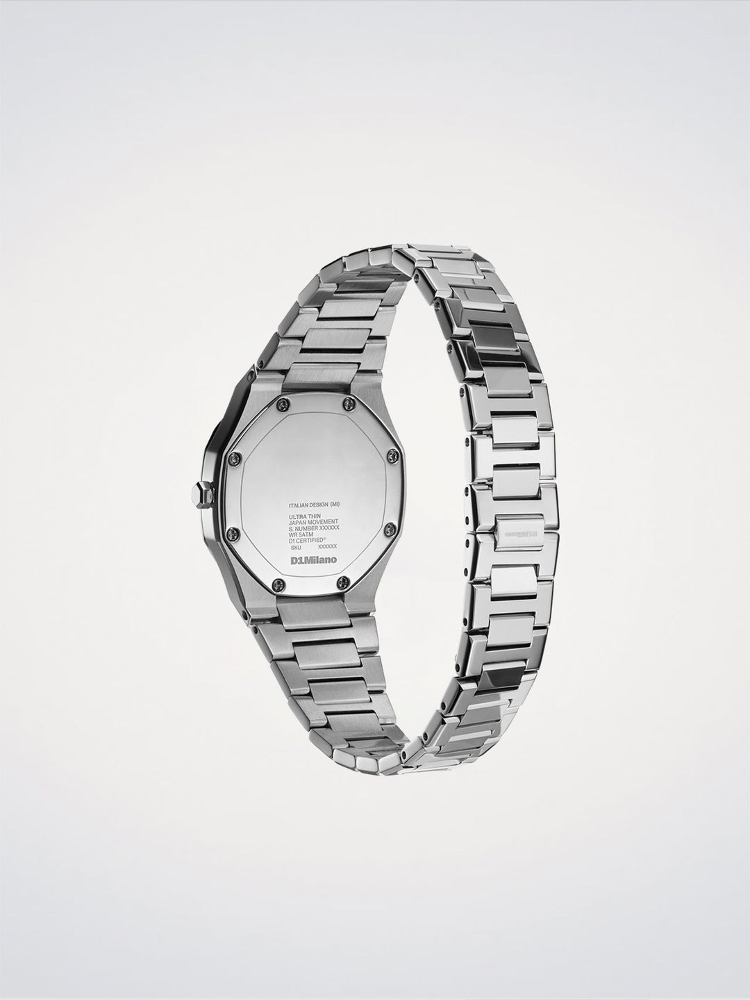 D1 Milano Silver Gleam Orologio Ultra Thin 30 mm D1-UTBL39